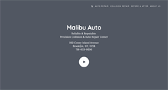 Desktop Screenshot of malibuny.com